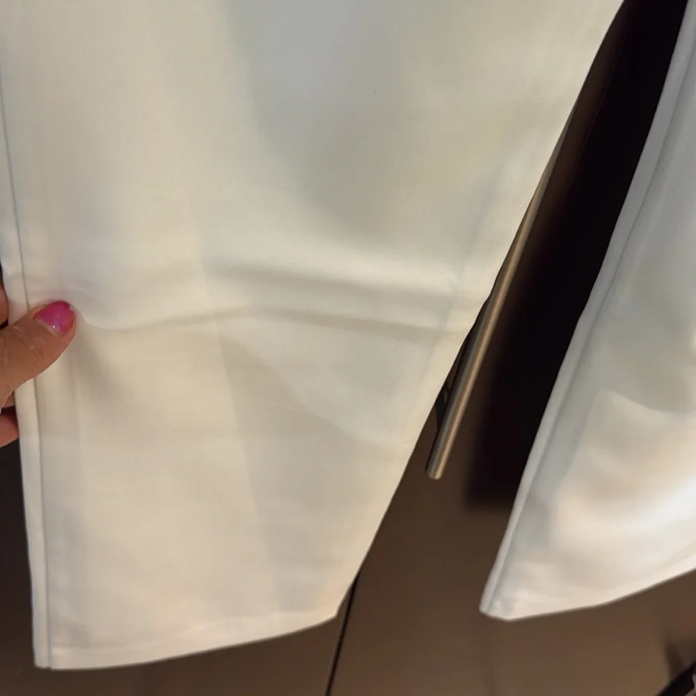 4th & Reckless Women’s Charl pleated Trouser off white Size Small - Picture 3 of 14